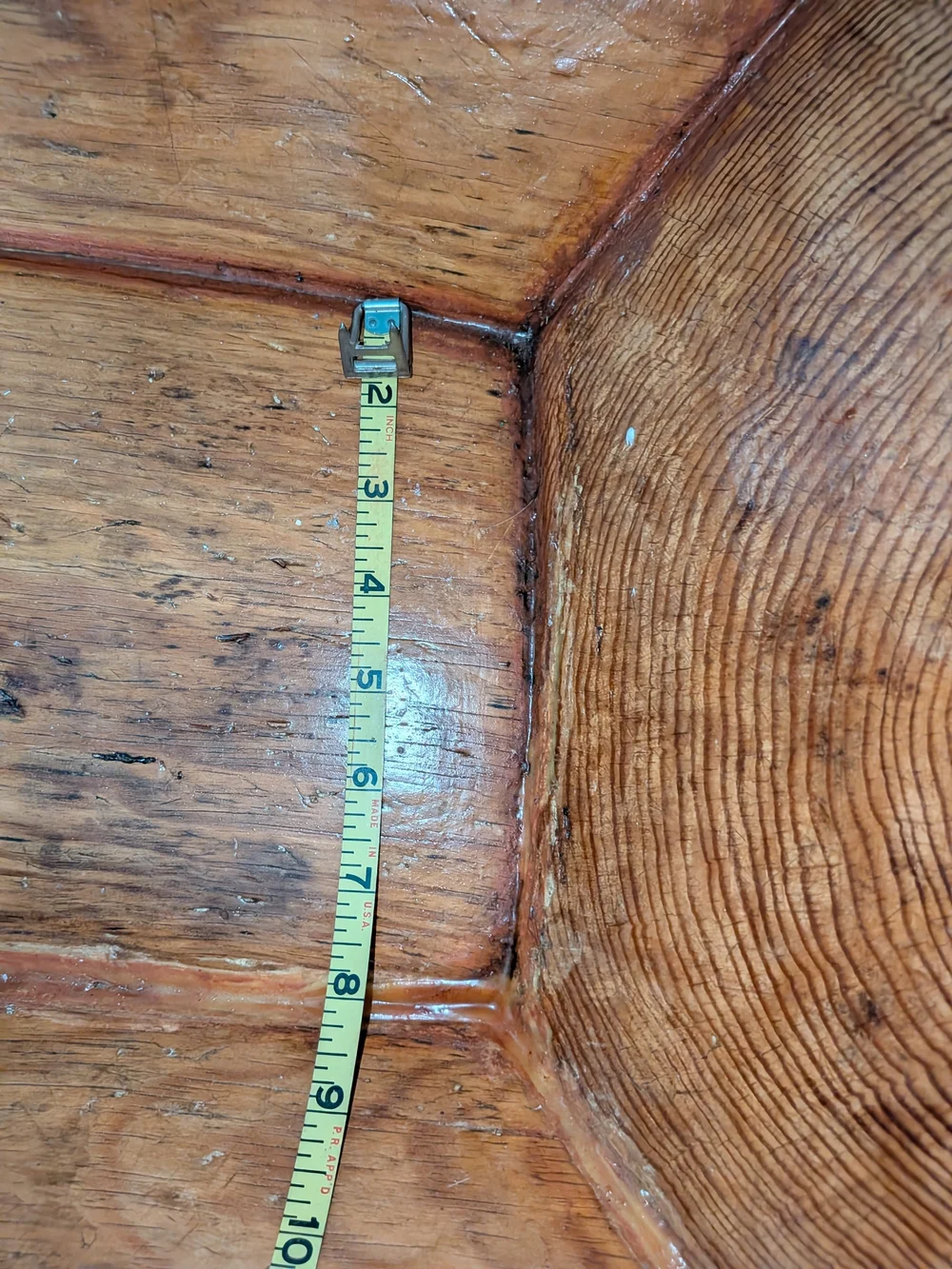 STUNNING ANTIQUE Wooden Dough Bowl